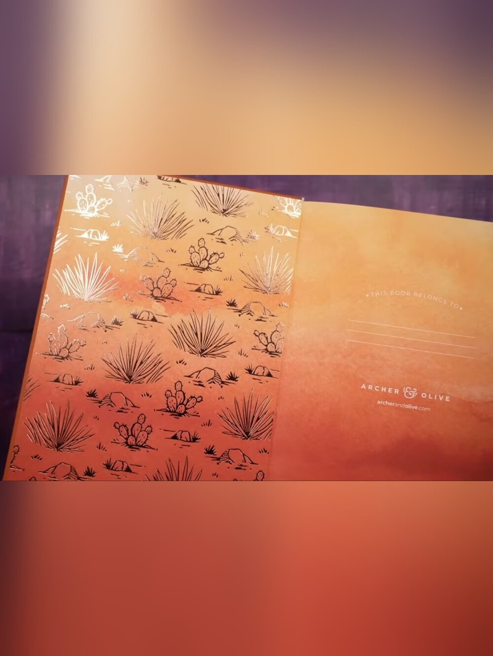 Archer & Olive June 2026 Layered Lands Sub Box Journal